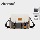 阿尔飞斯摄影包单肩斜挎包女微单反适用尼康佳能富士xs10索尼zve10数码 相机包保护套男防水便携镜头收纳包
