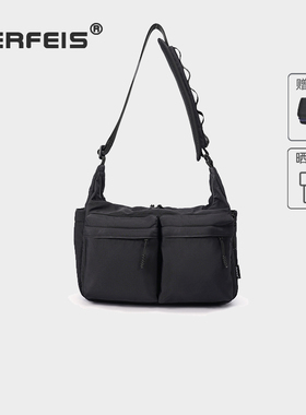 阿尔飞斯便携单肩摄影包微单数码收纳包男单反专业镜头配件斜挎包女适用富士佳能尼康索尼防撞保护轻便相机包
