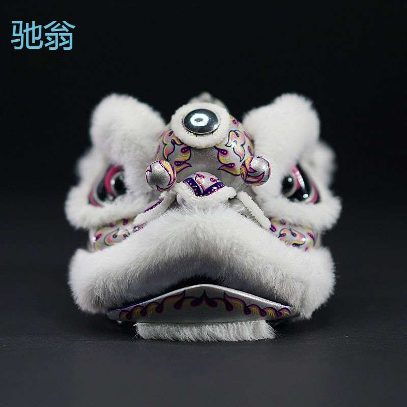 fYl醒狮招才汽车中控台摆件桌面网红车载一路平安中式工艺品装饰