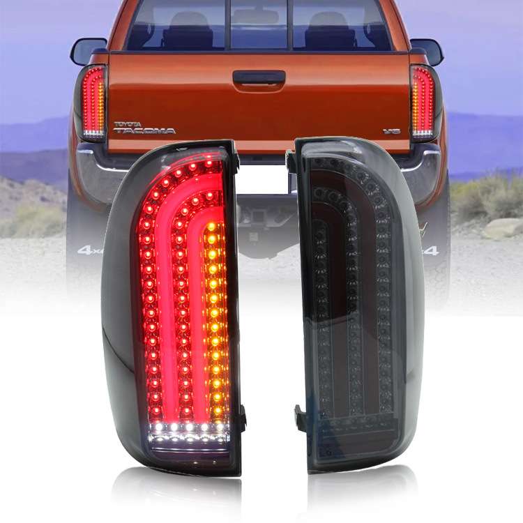 适用于05-15年丰田塔科马TACOMA 熏黑款尾灯 专车专用 改装刹车灯