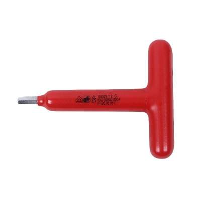 钢盾 S150019-S150025 浸塑型单色绝缘T型内六角扳手