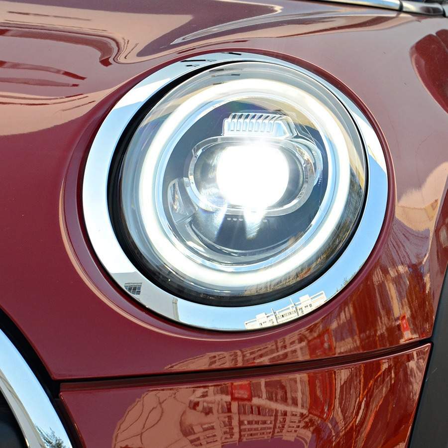 适用于宝马MINI大灯总成改装迷你F55F56F54高配版LED日行灯跑马