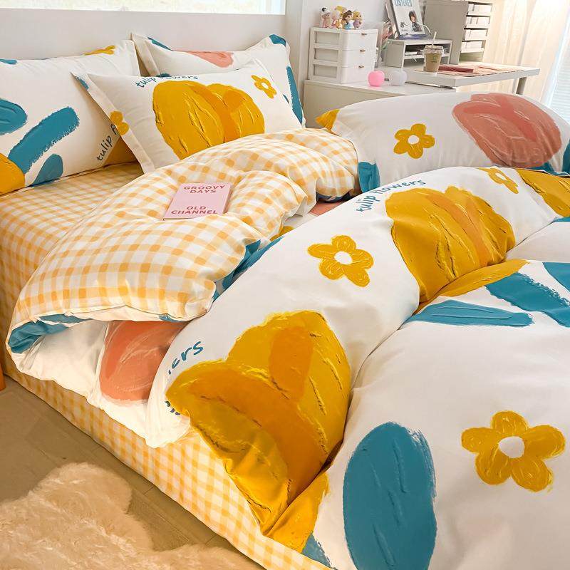 夏季四件套纯棉全棉100被套床单床笠春秋儿童卡通三件套床上用品4,3C数码配件,USB灯,淘宝优惠券,粉丝福利购,淘宝优惠卷