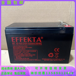 德国EFFEKTA蓄电池BT12 12V9.5Ah 门禁电梯照明通信UPS直流屏 9.5