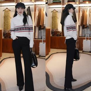 【设计总监然姐】裤长102鹅绒裤显腿长休闲裤JJ45107361529