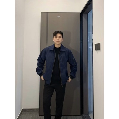 Cleanfit翻领飞行员夹克薄款棉服