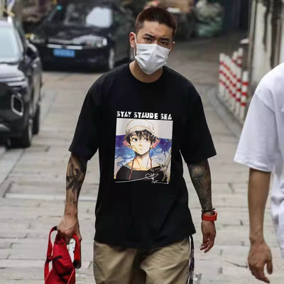 大码300斤大学生纯棉短袖体恤