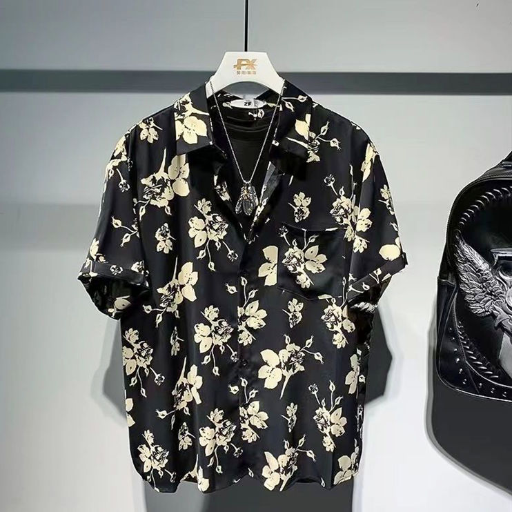 300斤大码男装夏威夷海边衬衫