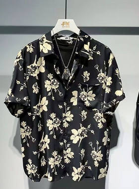 300斤大码男装夏威夷海边衬衫