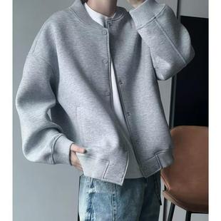 特大码 秋冬潮牌宽松宽松休闲情侣夹克外套2 300斤棒球服卫衣男女装