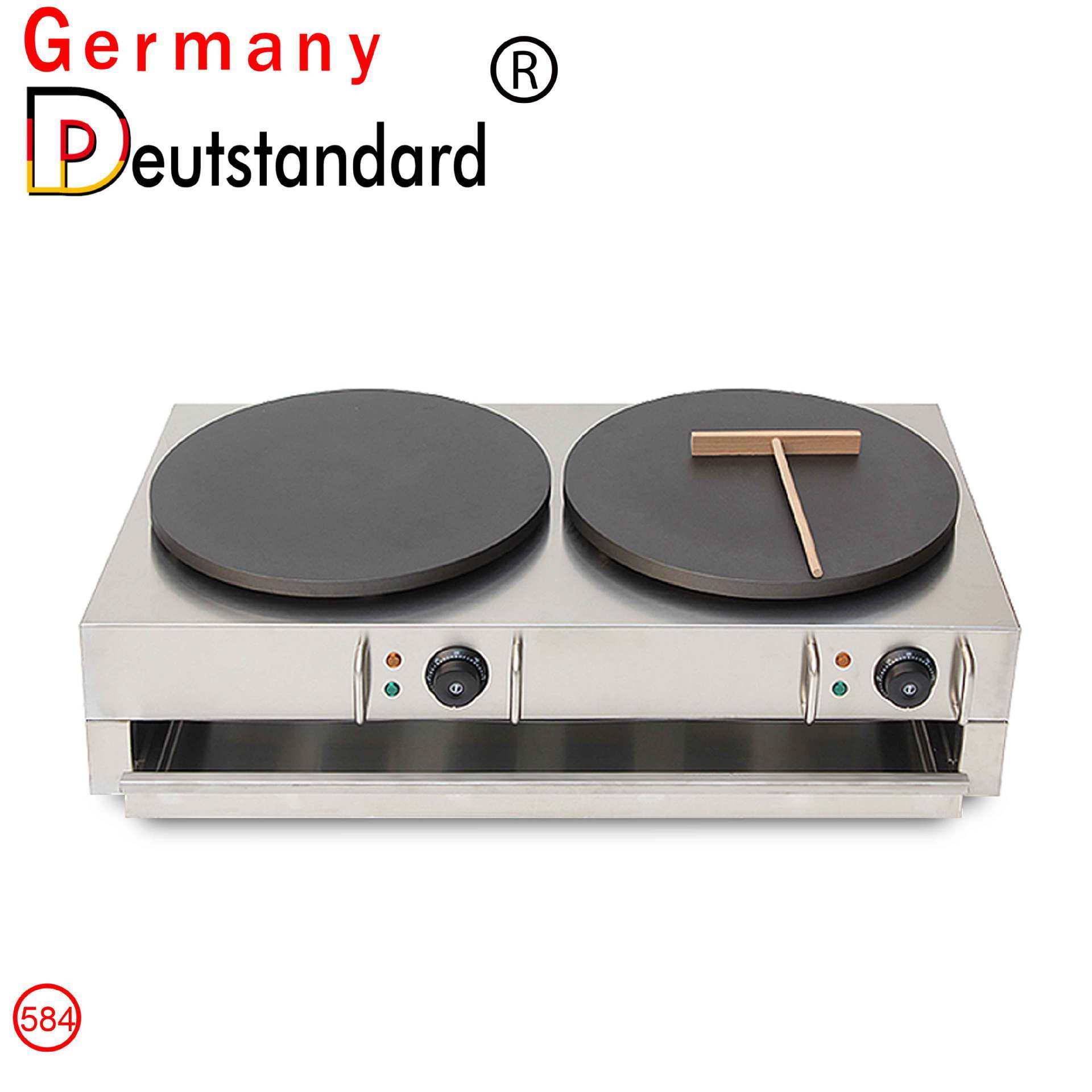 煎饼商用电热可丽饼机山东煎饼机电热双头班戟机印度飞饼机班戟炉