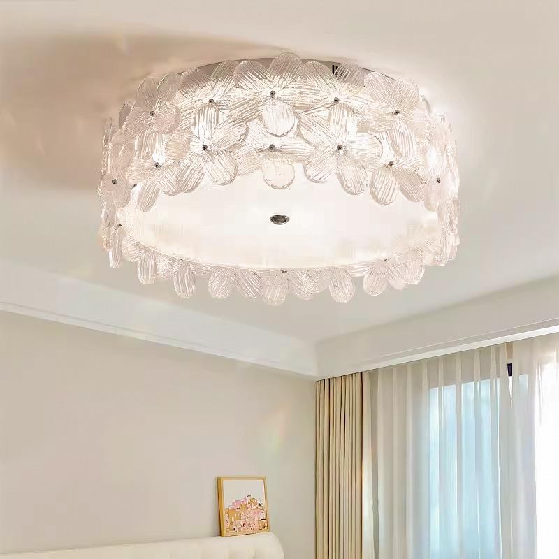 法式设计师款主卧室水晶吸顶灯轻奢复古奶油风创意个性艺术餐厅灯