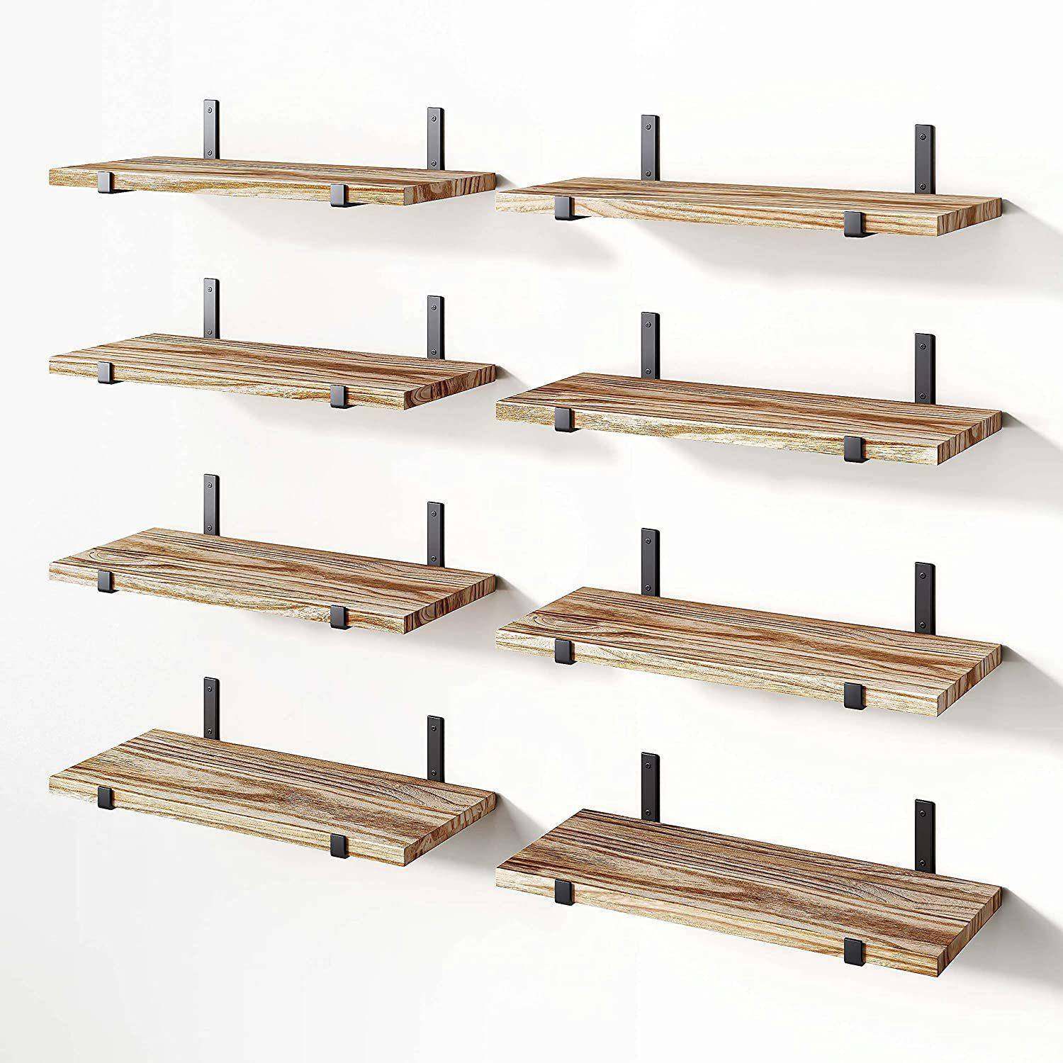 跨境木质悬浮墙上置物架木质浮动架浴室储物架客厅实木墙壁挂架,3C数码配件,USB灯,淘宝优惠券,粉丝福利购,淘宝优惠卷