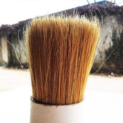 现货 原白色猪鬃毛90分 130mm动物毛鬃工业刷子用毛 量大从优