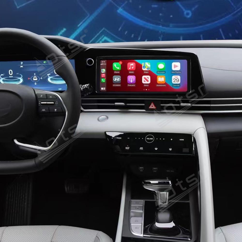 适用2021款现代伊兰特改装安卓智能中控高清导航全液晶显示大屏