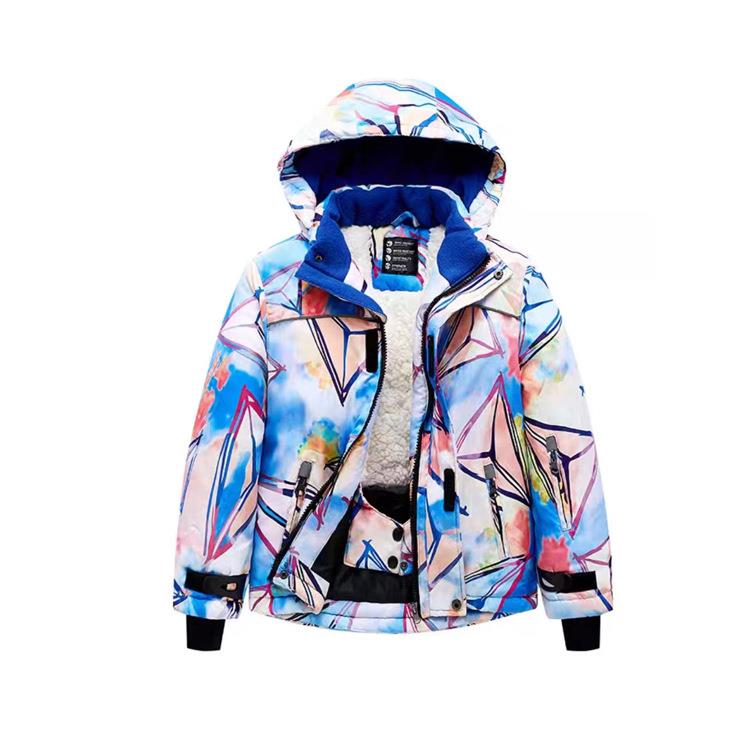 宝宝滑雪服套装男童分体女童防水防风保暖滑雪衣裤户外装备防寒