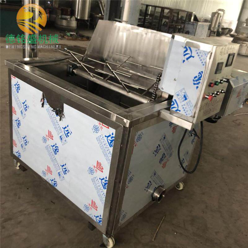 兰花干油炸锅炸豆条翻锅出料油炸机麻辣豆干油炸机