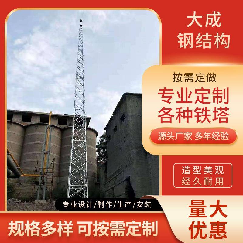 避雷针塔钢管避雷塔避雷针塔楼顶避雷塔针避雷塔钢结构楼顶避雷塔
