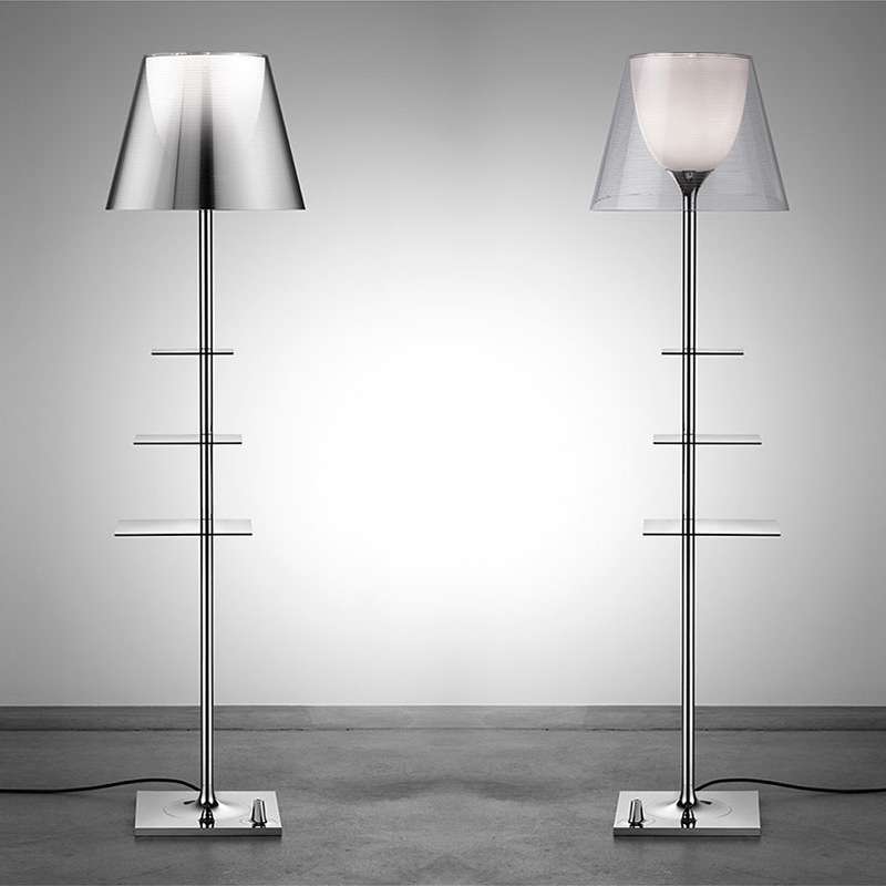 意大利Bibliotheque落地灯设计师样板房卧室客厅置物架摆件书架灯