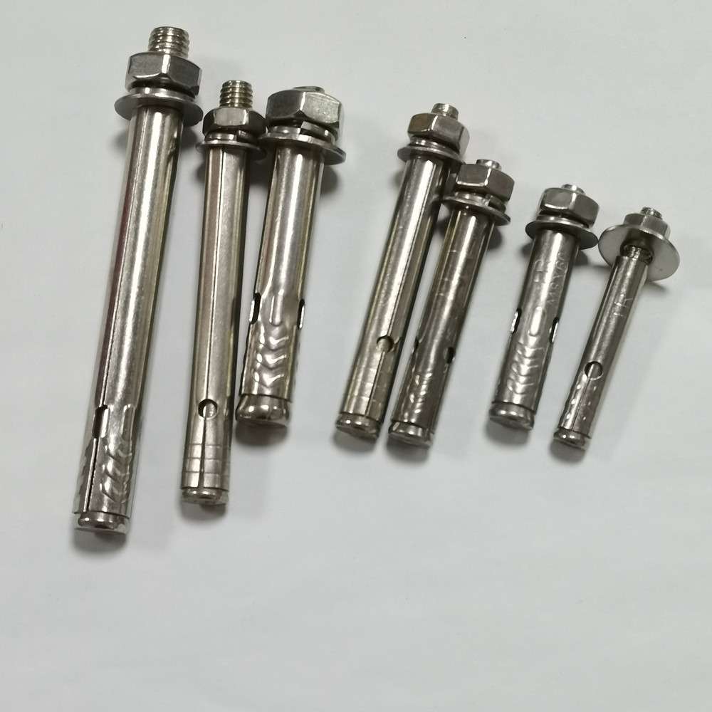 不锈钢膨胀螺丝内六角拉爆十盒装螺栓带孔螺丝紧固件M8钉优惠