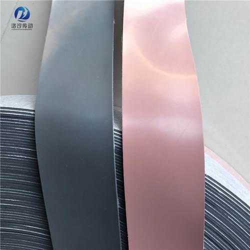 洛汐传动供应光面糙面带100m增强辊筒摩擦力强亮光包辊皮50