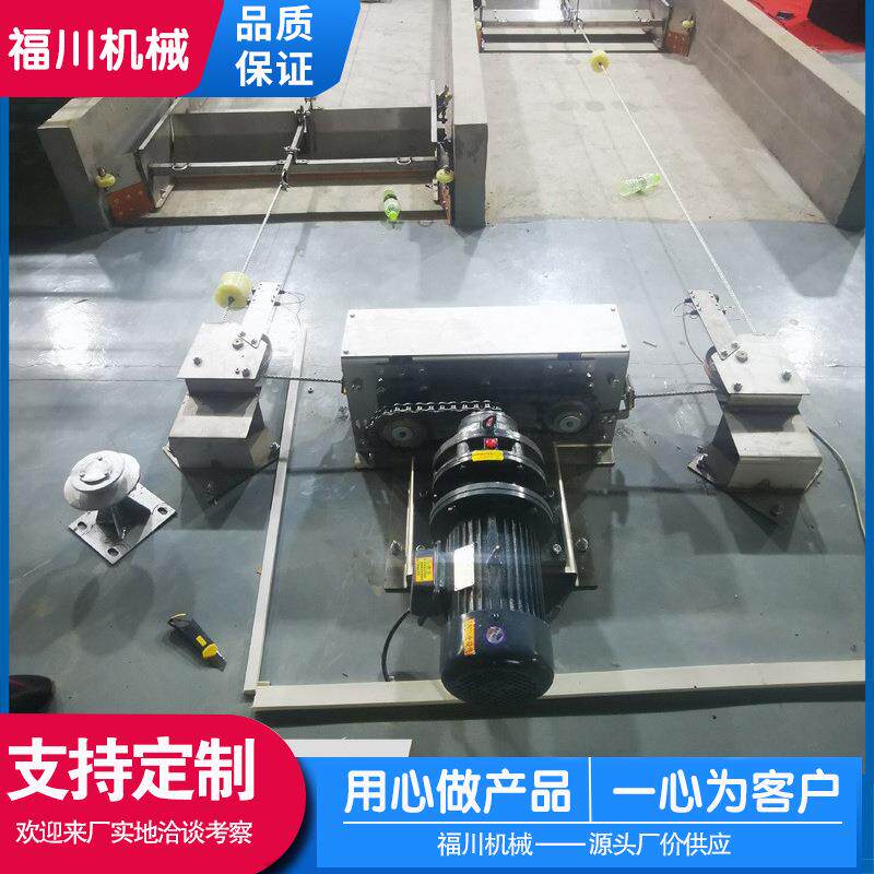 供应304不锈钢清粪机猪场鸡场粪便清理设备牵引式刮粪机