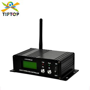 不夜天灯光2.4G无线舞台灯光发送器控制器液晶显示屏广州协议