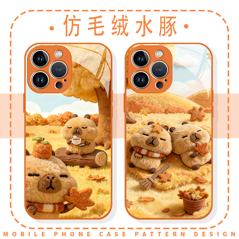 仿毛绒卡皮巴拉卡通周边水豚