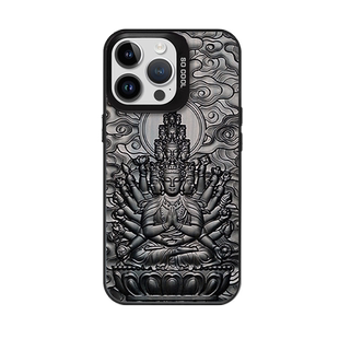 菩萨手机壳苹果16华为mate60守护符iPhone15promax一加13生肖本命佛vivo文殊OPPO大势至14空虚藏40普贤12适用