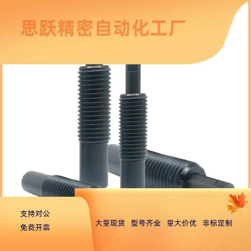 速发前端螺纹重载型弹簧柱塞PJHTP12/16/20-15/20/0弹顶锁紧柱销