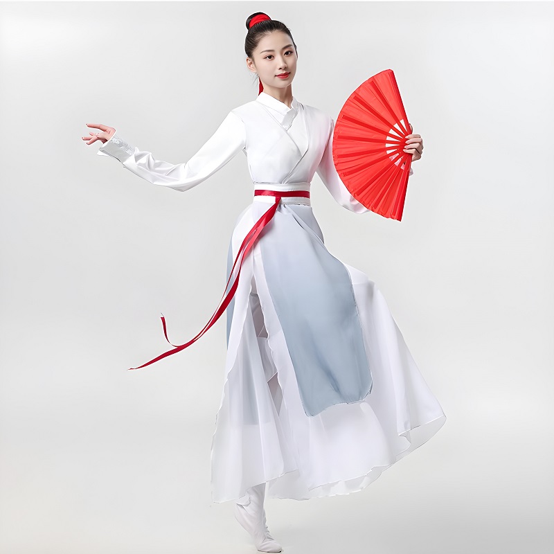 速发古典舞蹈服扇子服壮志少年笔中国风国学汉舞开行礼合唱儿童演