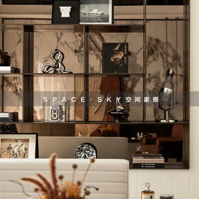 速发轻组样板间客厅装饰柜软装饰品套装摆摆书房书柜奢合展厅件件