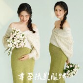 速发影楼摄影孕妇拍照服艺唯美小清新妈肚孕大咪装 术照主题孕妇照