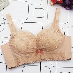 速发无磁内衣小胸聚拢调整型收副乳性感蕾丝文圈中厚少钢胸无胸罩