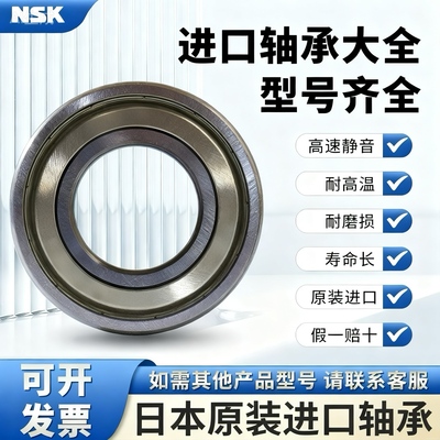 日本进口NSK轴承6000 6001 6002 6003 6004 6005 6006 6007ZZ DDU