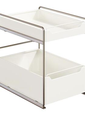 厨房下水槽置物多拉功能收架调味架锅具MZ-95785橱柜架拉纳篮抽式