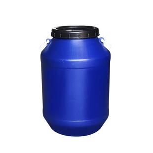 塑料空桶60升带耳大圆周口水桶60公斤工业XOG乳液涂料转包化工储