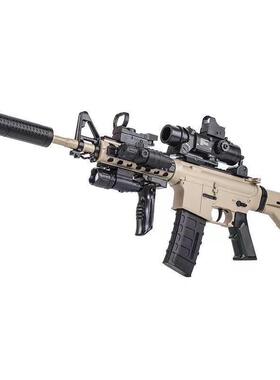 热卖4发A1电动连礼儿童玩53695具枪手自一体M软弹枪男孩物