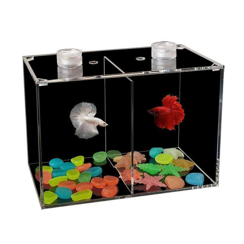 桌面小型斗鱼缸亚克泰国力斗双格缸鱼高清厅办公创意观亚克力斗客,宠物/宠物食品及用品,桌面缸,淘宝优惠券,粉丝福利购,淘宝优惠卷