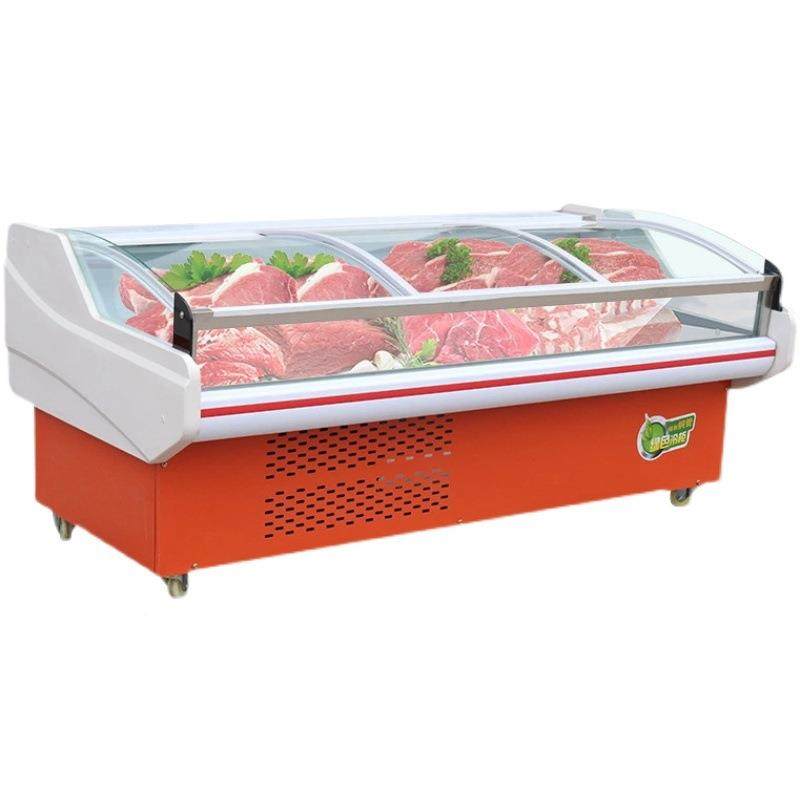 鲜肉菜展示无品牌/柜商超市猪肉柜冷藏保鲜卧式柜风直冷生用鲜熟,商业/办公家具,冷藏展示柜,淘宝优惠券,粉丝福利购,淘宝优惠卷