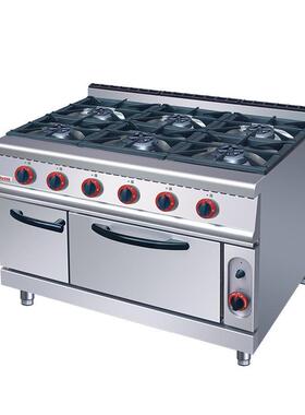 佳特用大饭功EIT率立式多头斯煲商仔机多功能六头燃气煲仔炉连焗