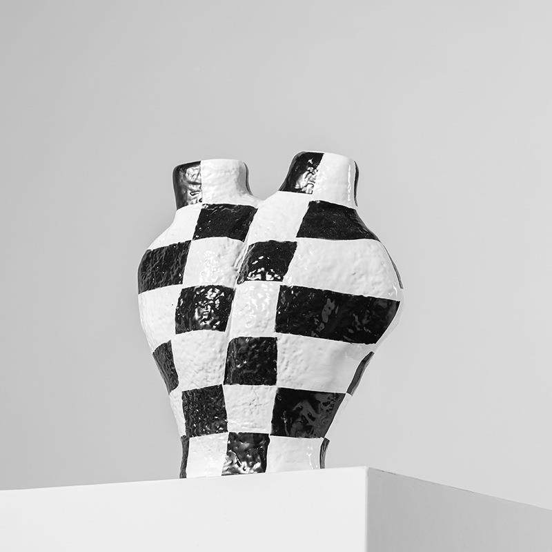 艺贝YB-RZ-20子现代干极简笔风黑扁花平艺术花瓶高端样板房间设计,鲜花速递/花卉仿真/绿植园艺,造型盆景,淘宝优惠券,粉丝福利购,淘宝优惠卷