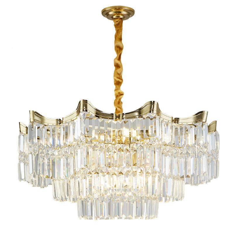 法式水晶吊灯轻奢风中山灯室具客厅大后主灯现代厅餐厅卧灯LED,家装灯饰光源,智能吊灯,淘宝优惠券,粉丝福利购,淘宝优惠卷