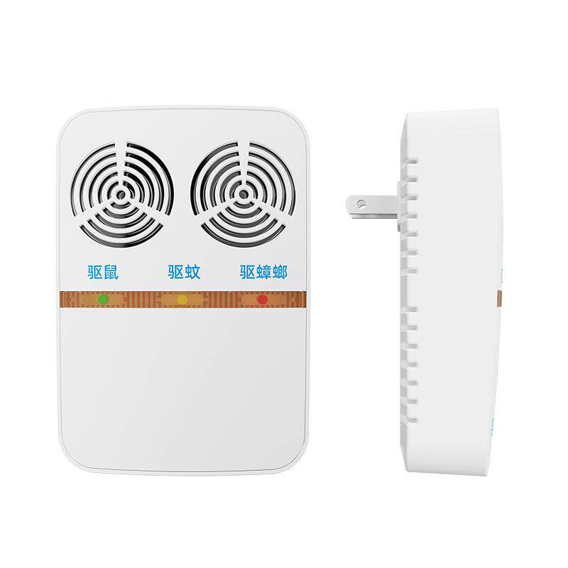 DC-9008大功率双喇叭超器声波驱鼠器子变频电驱鼠家用智能灭驱虫
