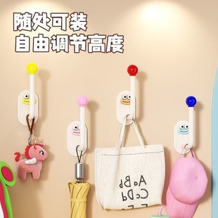 免打孔挂钩强力粘胶门后粘钩无痕强力承重卫生间墙上挂衣钩