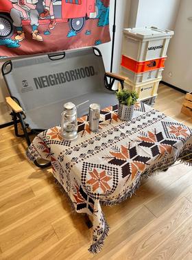 Camping 橙枫 蛋卷桌 户外露营桌布桌垫推车桌巾波西米亚折叠桌毯