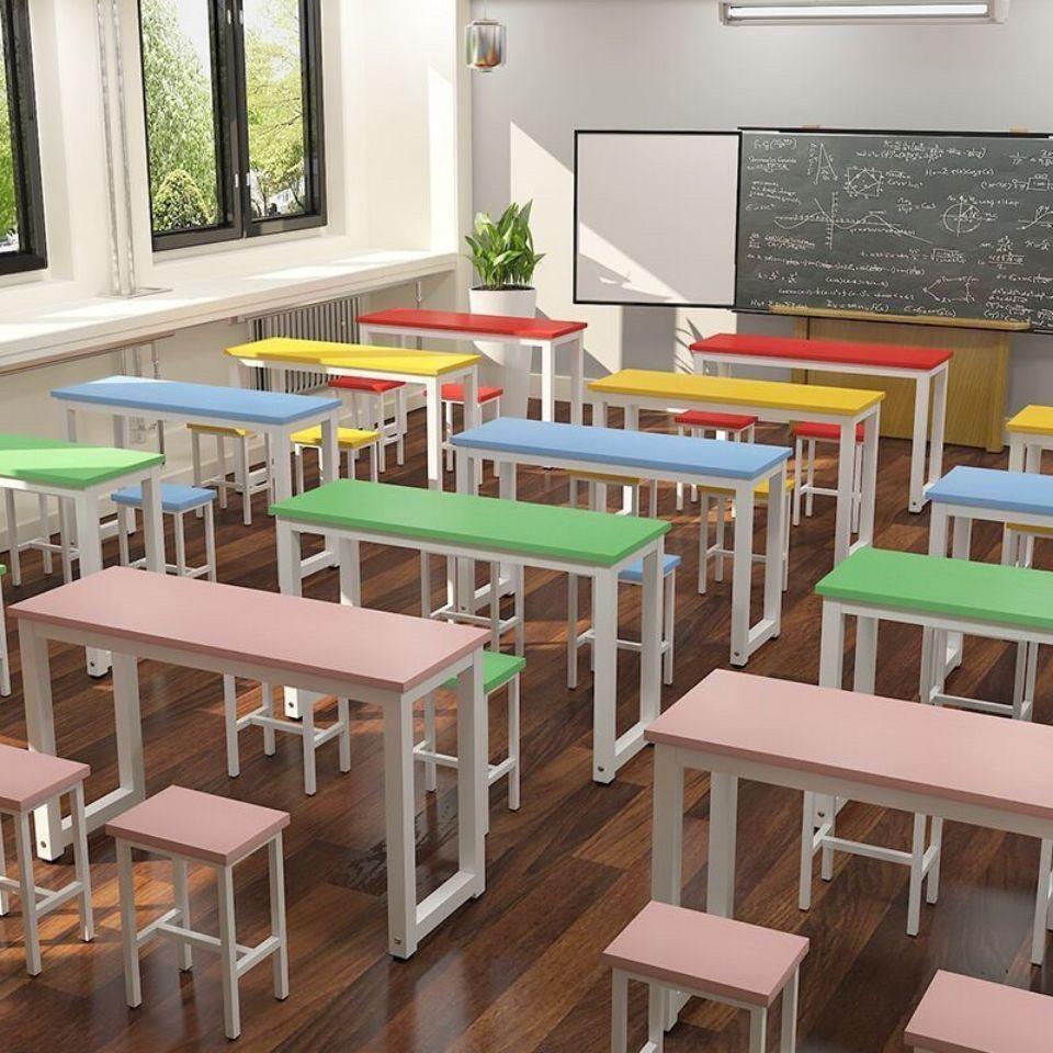 课桌椅课桌厂家直销培训学校辅导班中小学生双人书桌补习班培训班