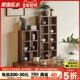 实木格架置物架壁挂桌面茶具收纳架北欧厨房水杯桌上靠墙展示格子