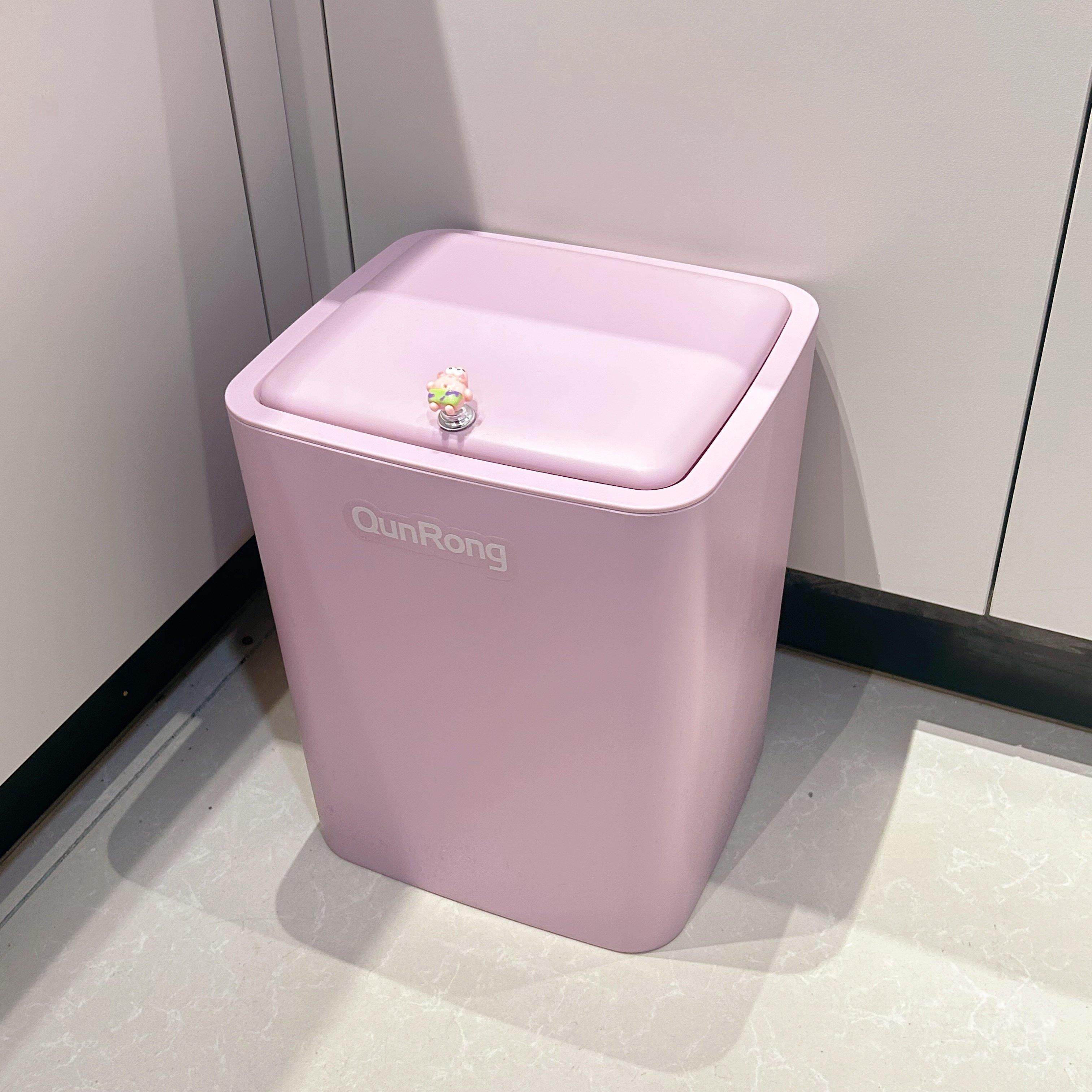 高颜值垃圾桶带盖子厨房高颜值ins风垃圾桶客厅家用2025新款大容