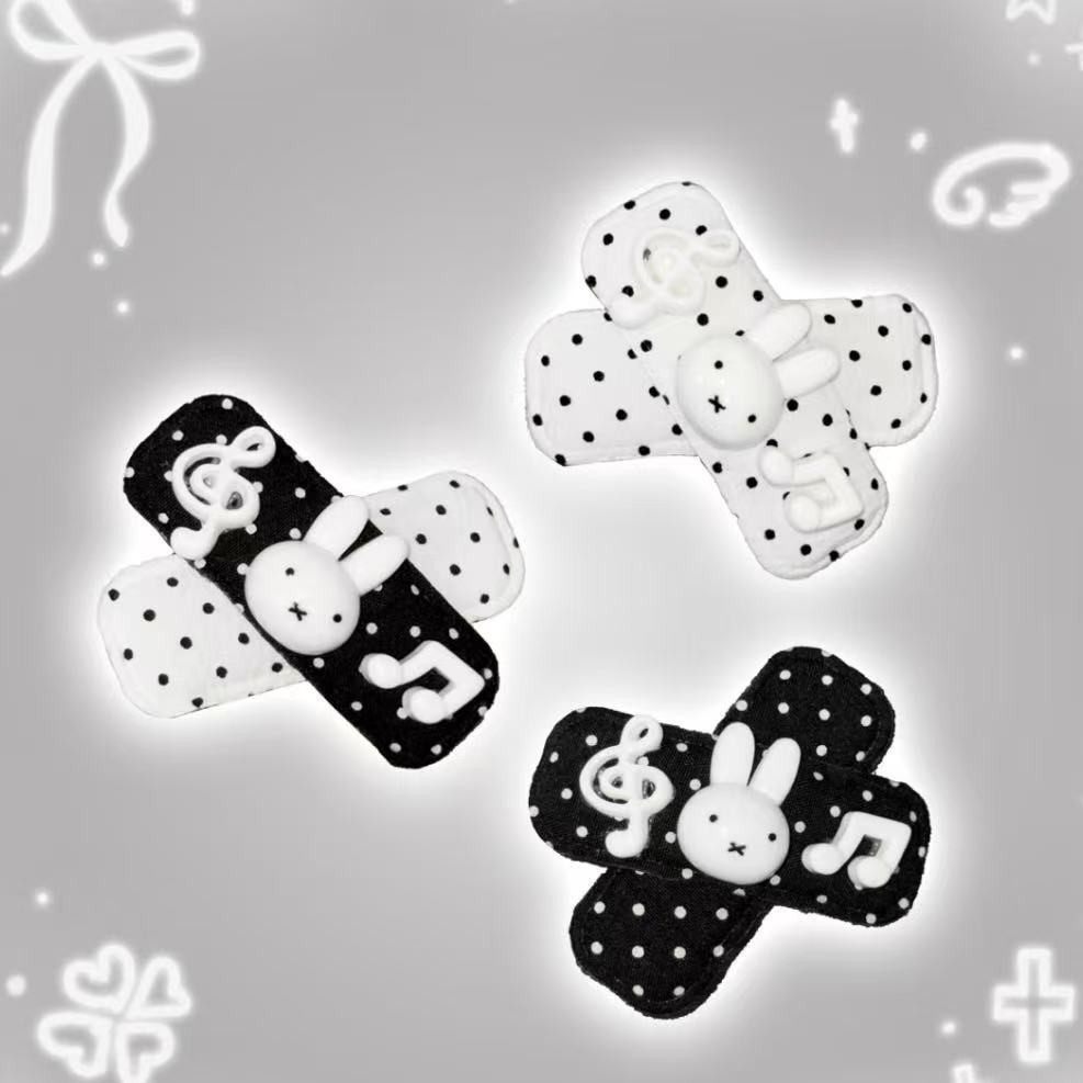 新款原创波点米菲兔创口贴ins风宅萌发发卡刘海配饰发饰发夹,饰品/流行首饰/时尚饰品新,发饰,淘宝优惠券,粉丝福利购,淘宝优惠卷